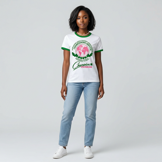 PRE-ORDER | Championing Service Ringer T Shirt