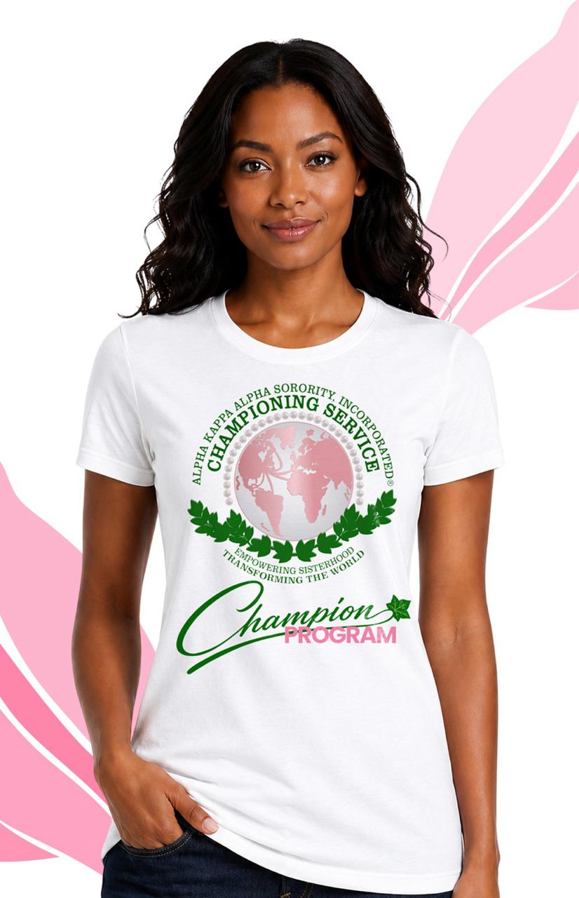 PRE-ORDER | Championing Service White T Shirt