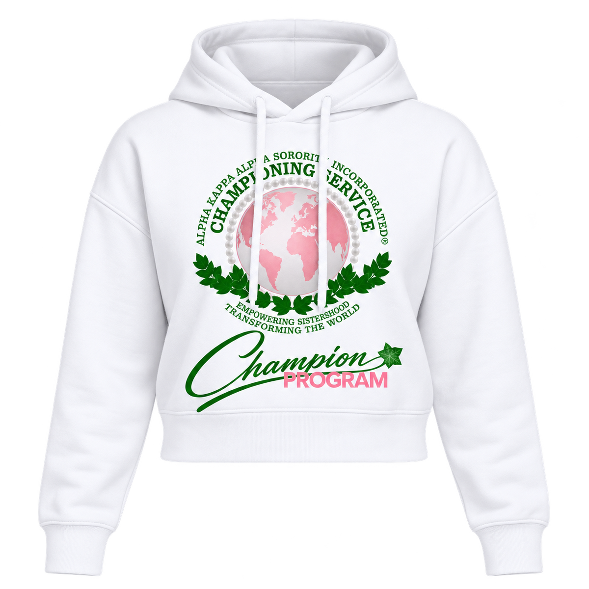 PRE-ORDER | Championing Service Cropped Hoodie