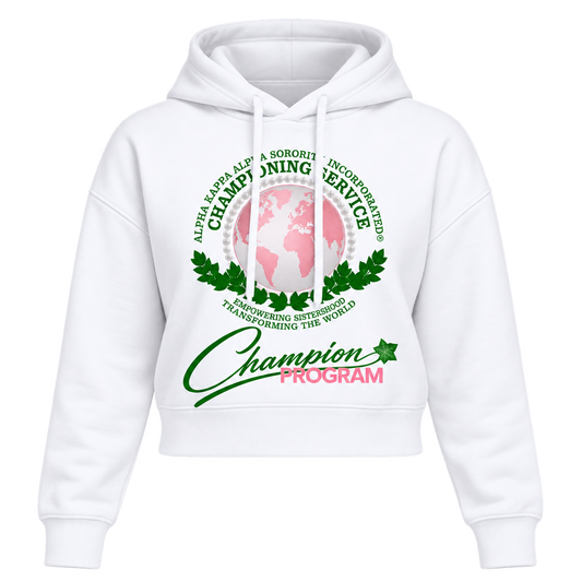 PRE-ORDER | Championing Service Cropped Hoodie