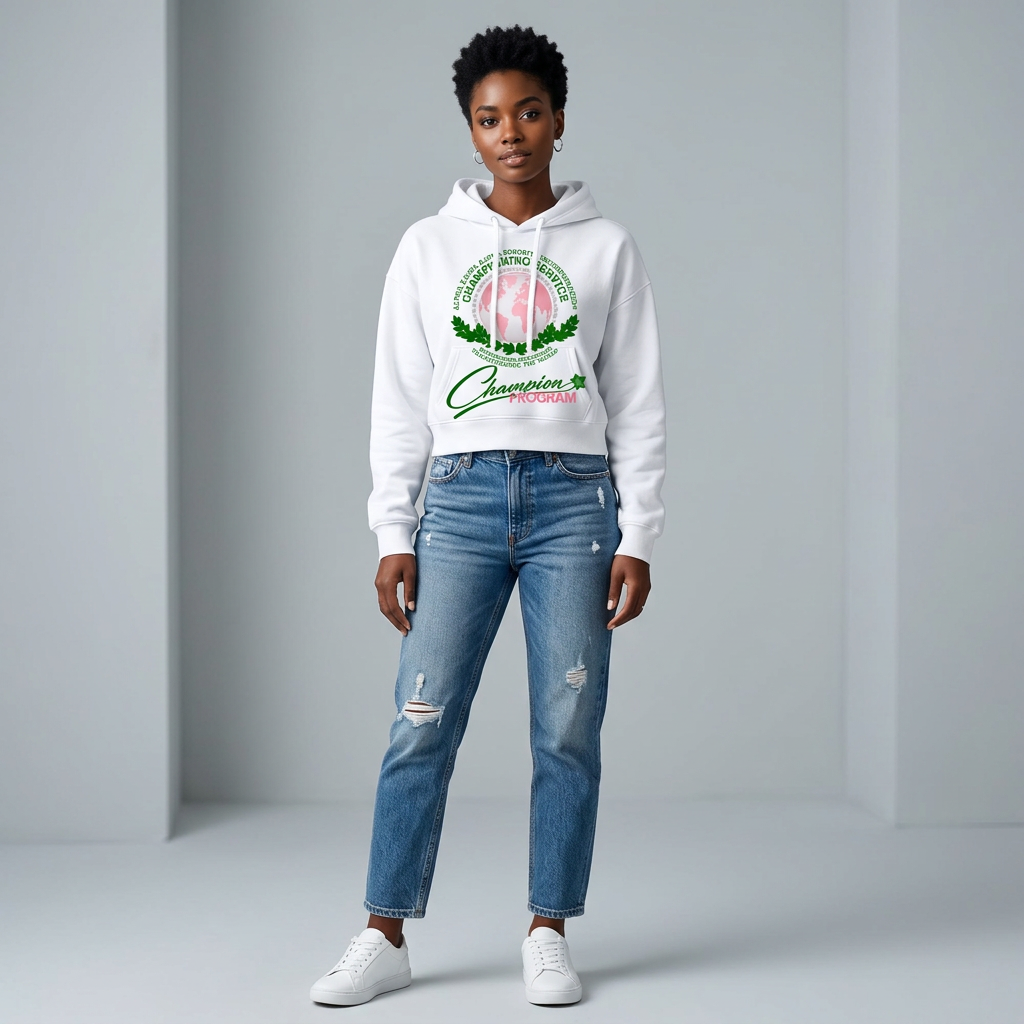 PRE-ORDER | Championing Service Cropped Hoodie